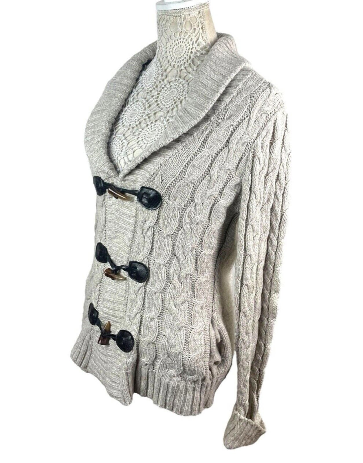 Atmosphere Cream Aaron Knit Cardigan Collared Women’s UK Size 12