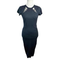 River Island Black Midaxi Dress Bodycon Women’s UK Size 12