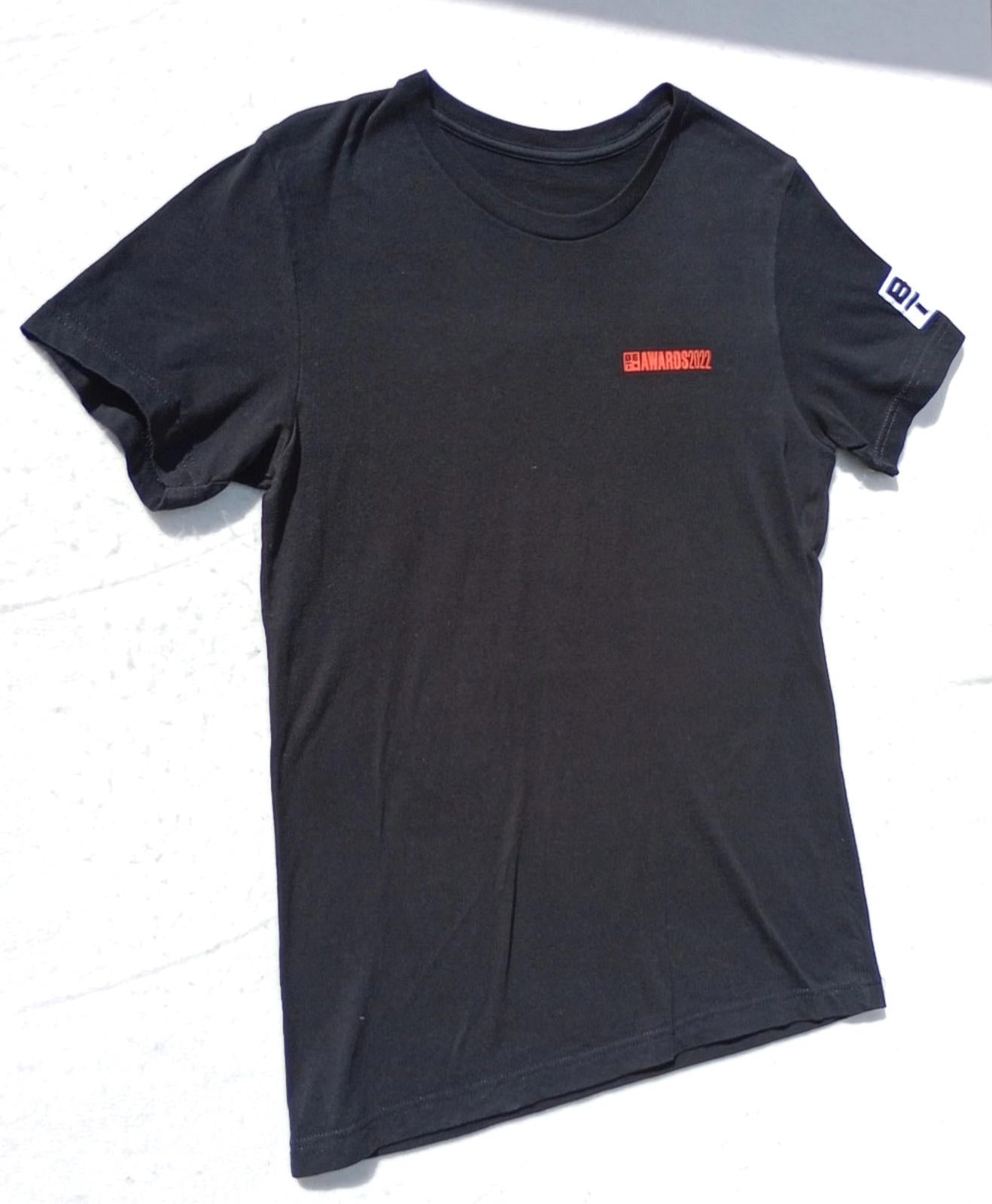 BET Awards Graphic Print T-Shirt Men's UK Size L Black Crew Neck 100% Cotton