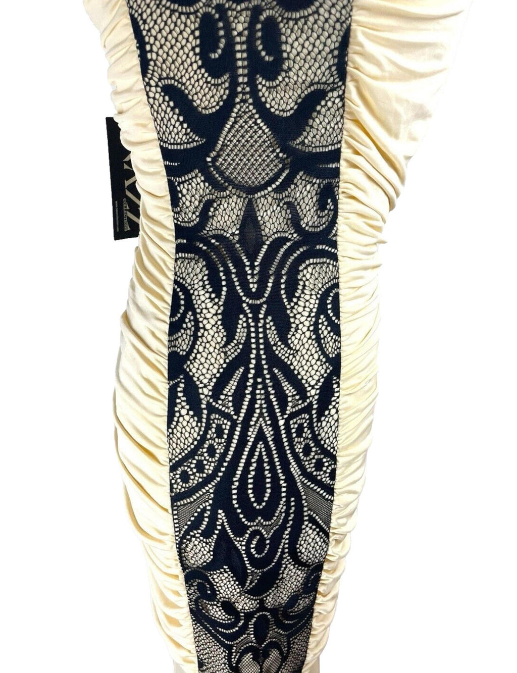 Nazz Collection Ballgown Dress Women's UK Size 14 Diamante Detail Ruched Prom
