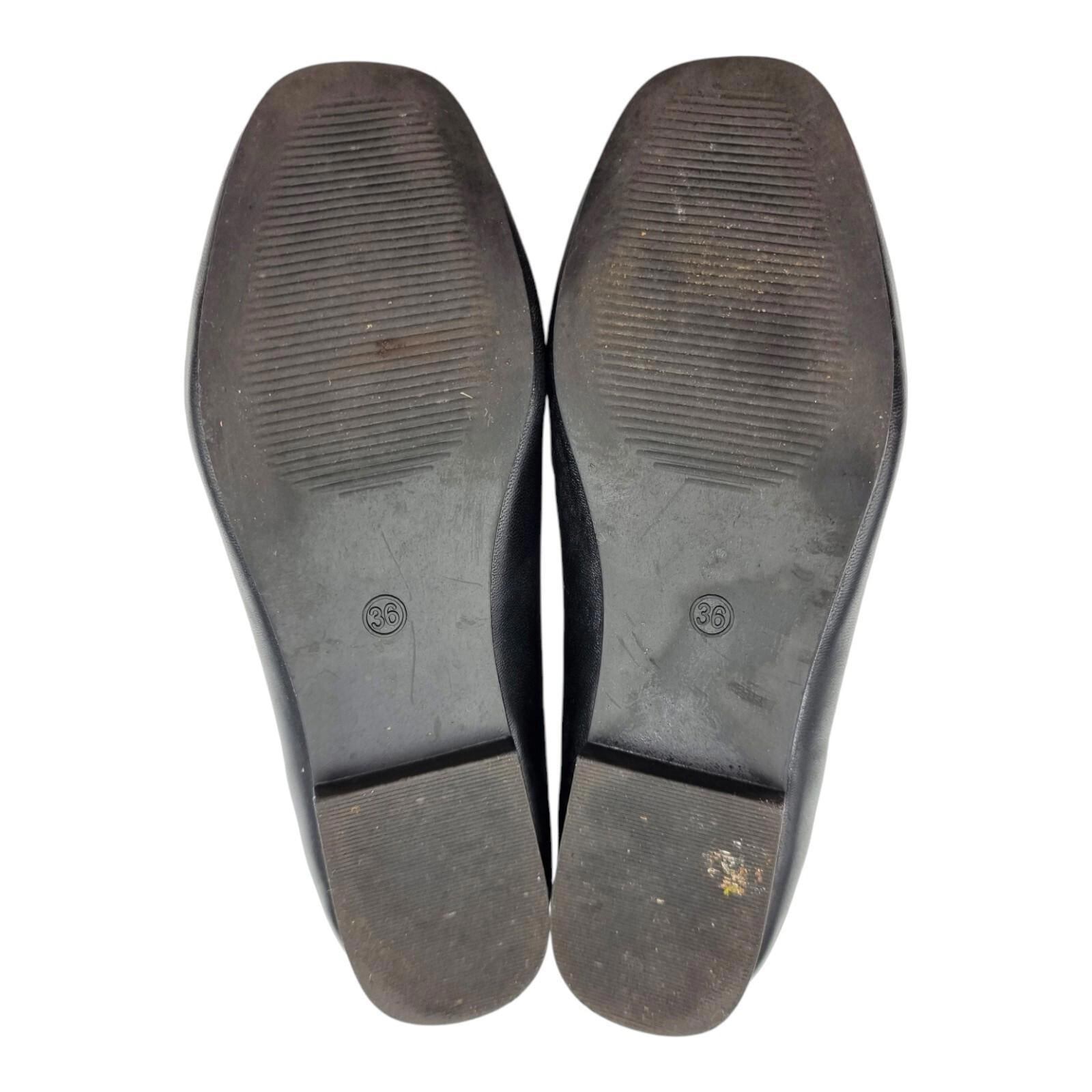 Miss KG Black Slip On Flat Shoes Flats Pleated Nicky Design Women's UK Size UK 3