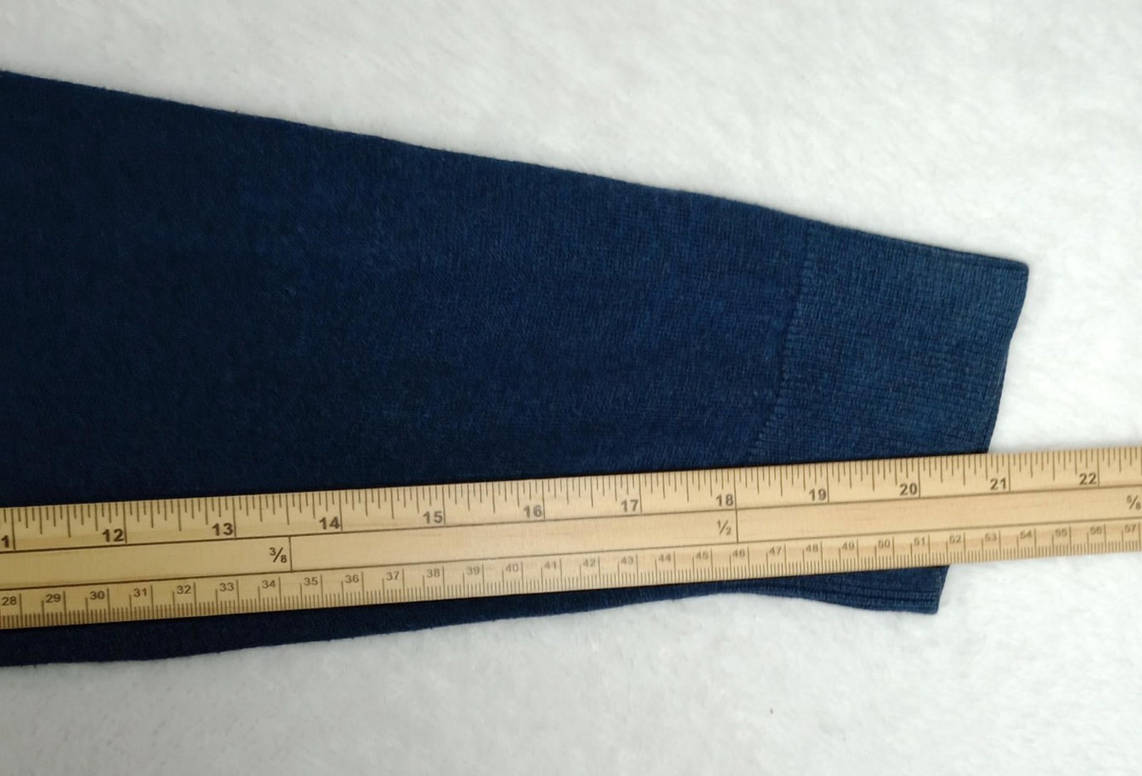 Nautica Jumper Men's UK Size L Blue Long Sleeve 100% Cotton Easy Care V-Neck