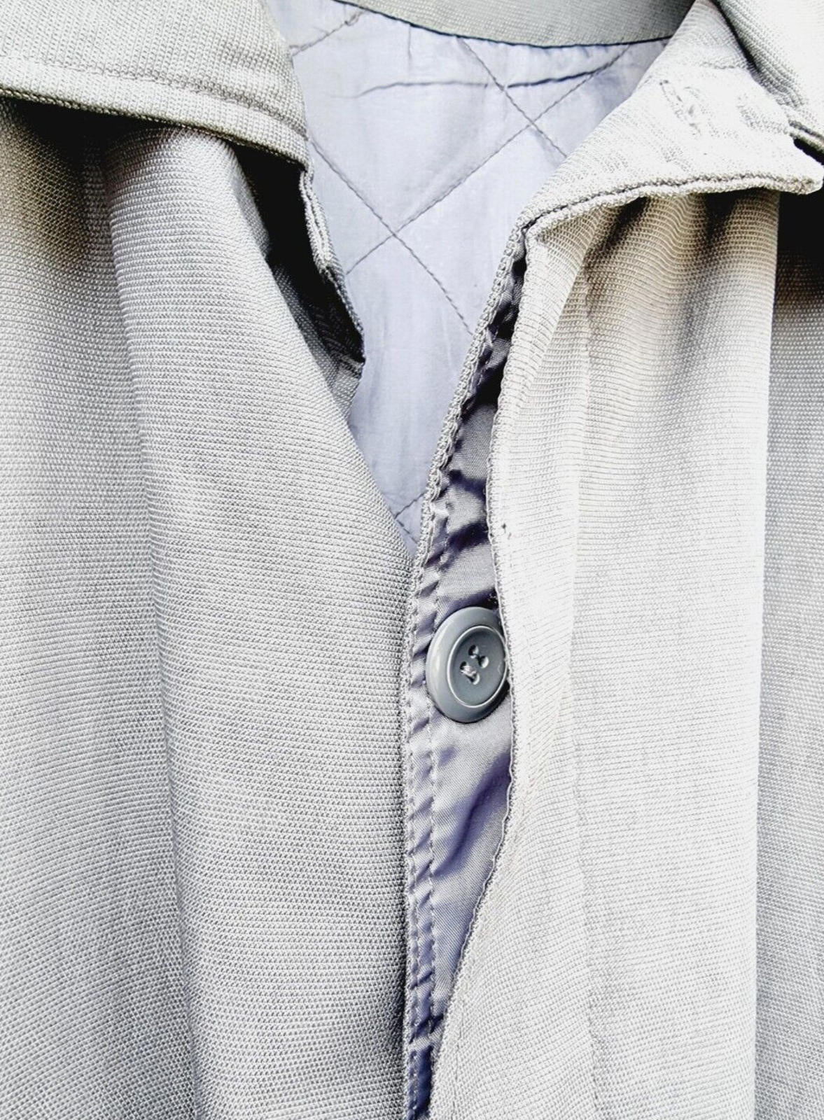 Freeport Coat Men's UK Size Large Grey Jacket Button Front  Collared