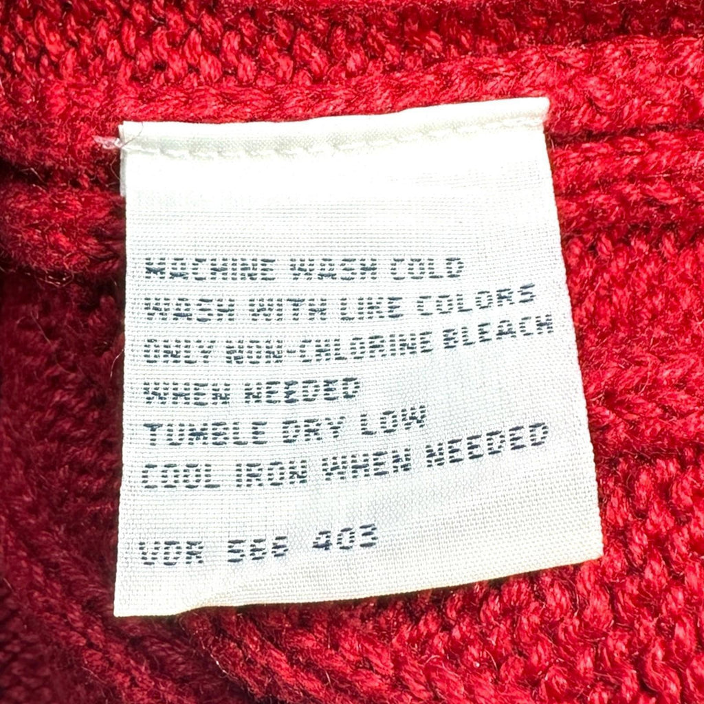 Nautica Knit Jumper Men's UK Size 2XL Red Stripe Embroidered Logo Sweater