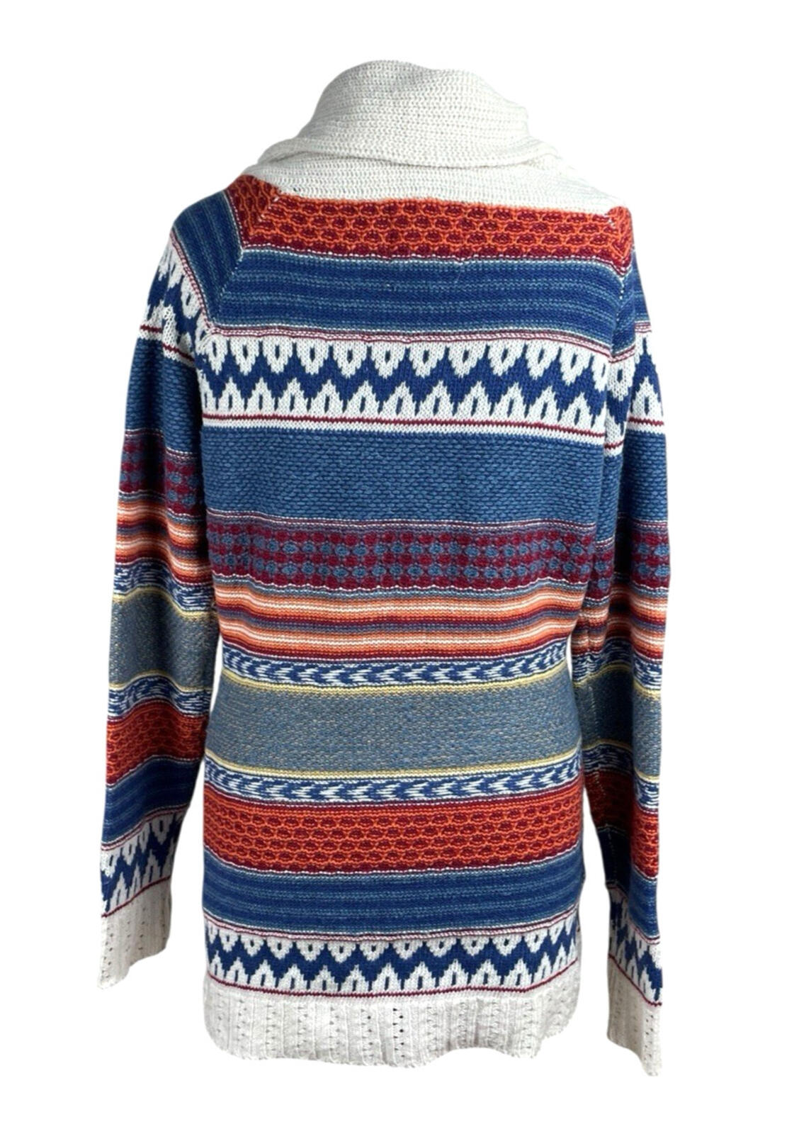 Parisian Knitted Cardigan Women’s UK Size S/M Button Up Long Sleeve Multicolour
