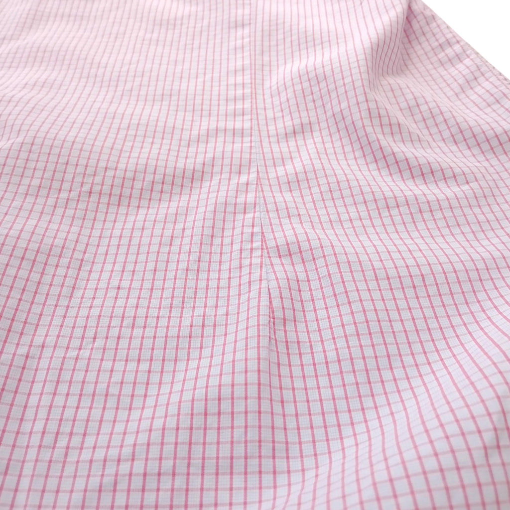 Gieves & Hawkes Pink Check Long Sleeve Shirt Men's UK Size M 37" Chest