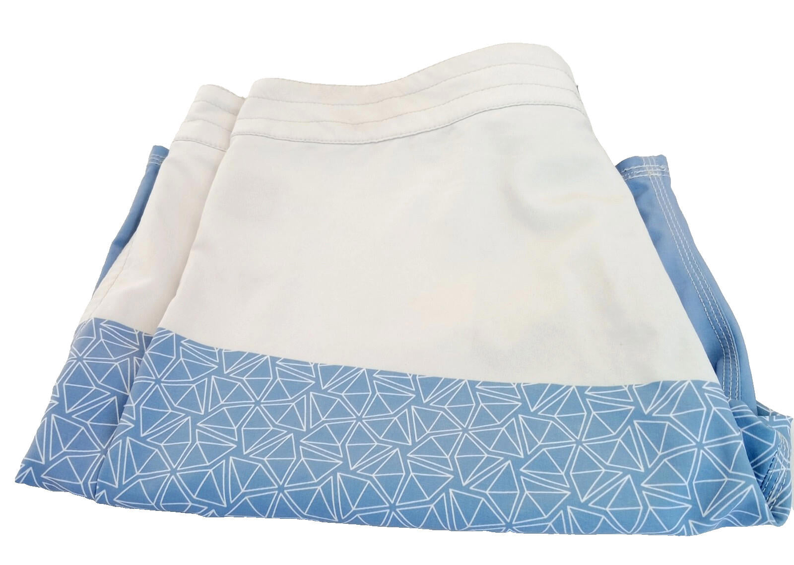 Skylark Swim Shorts Men's UK Size L Beige/Teal Polyester Rich Pockets Drawstring