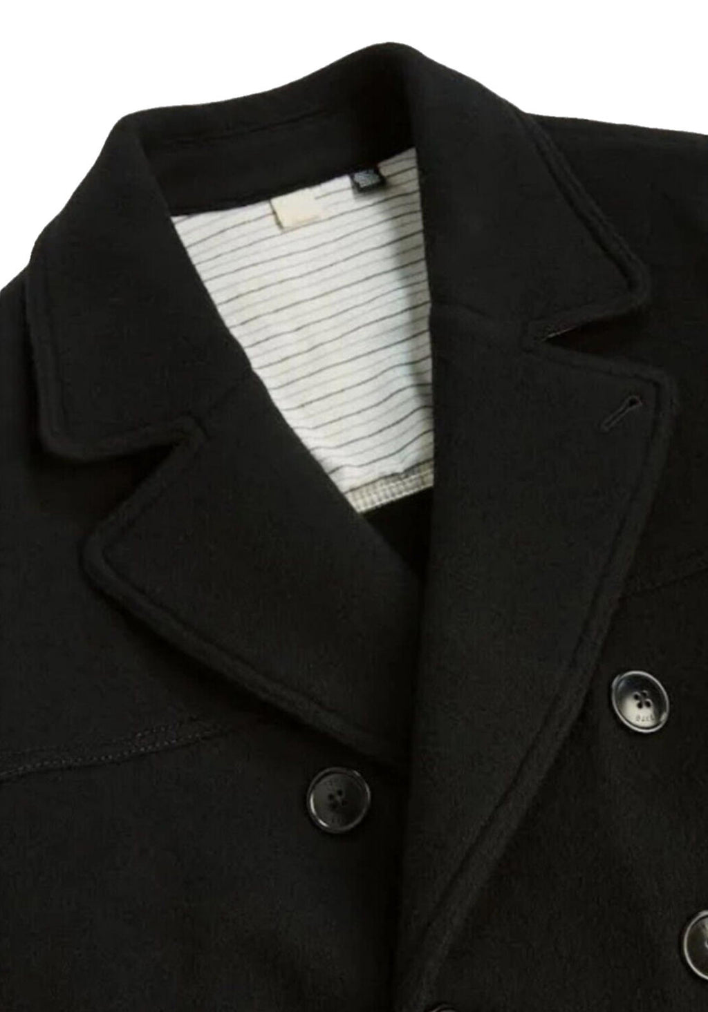 Ted Baker Coat Jacket Atllas Peacoat Black Tailored Men's UK Size 2XL XXL Ted 6