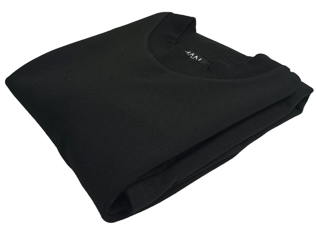 Boohoo Man T-Shirt Men's UK Size S Black Crew Neck Oversized Easy Care