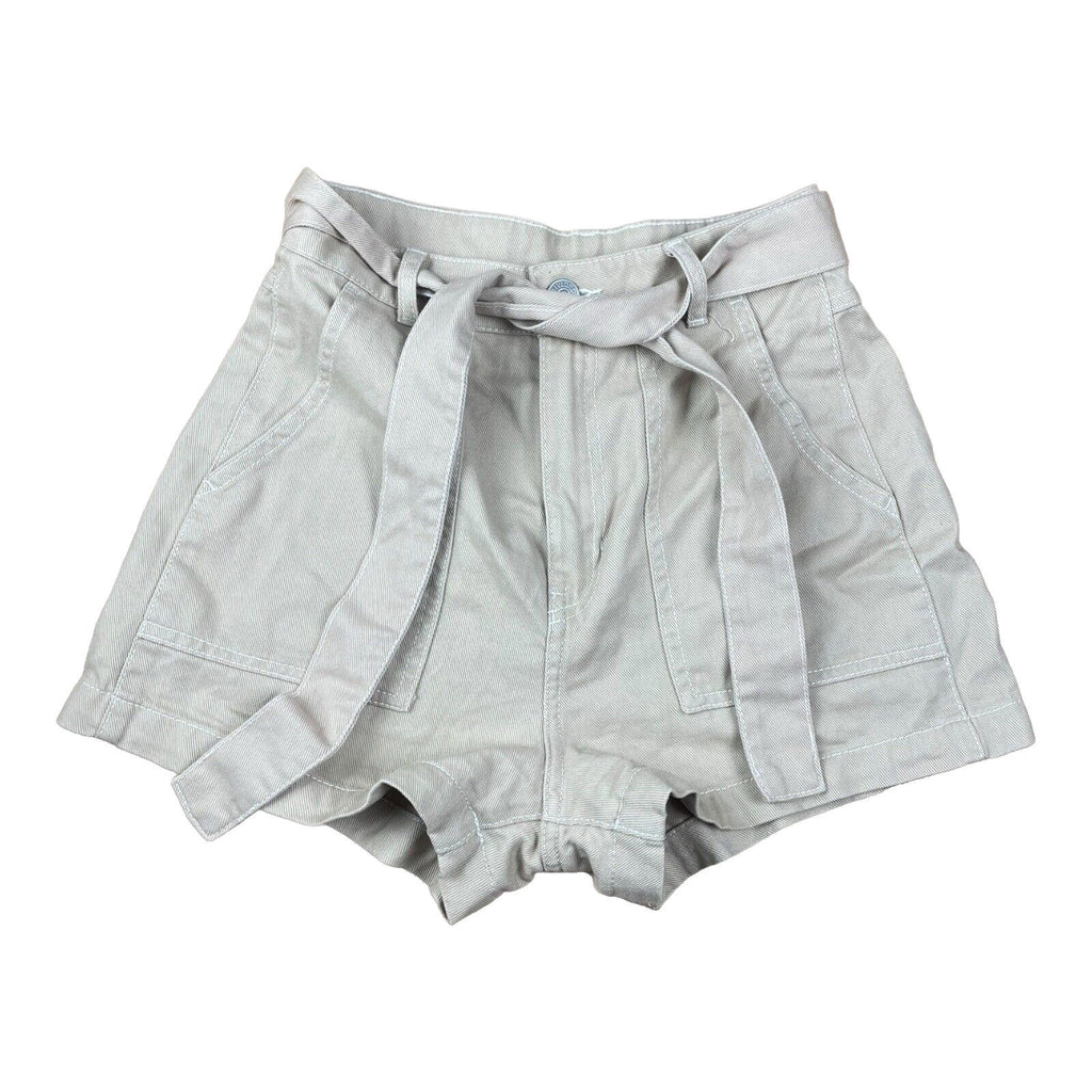 Divided Shorts Beige Denim Cargo Belted Women’s UK Size 8