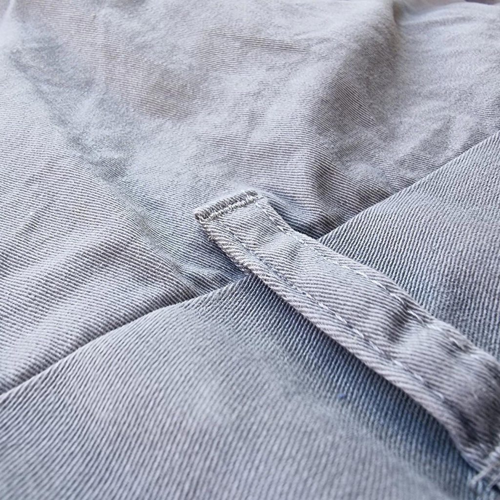 Skopes Chino Shorts Grey Pockets 100% Cotton Men's UK Size 6XL 54" Waist