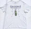 Grandpa's Club Golf Graphic Print T-Shirt Men's UK Size 2XL Grey Crew Neck