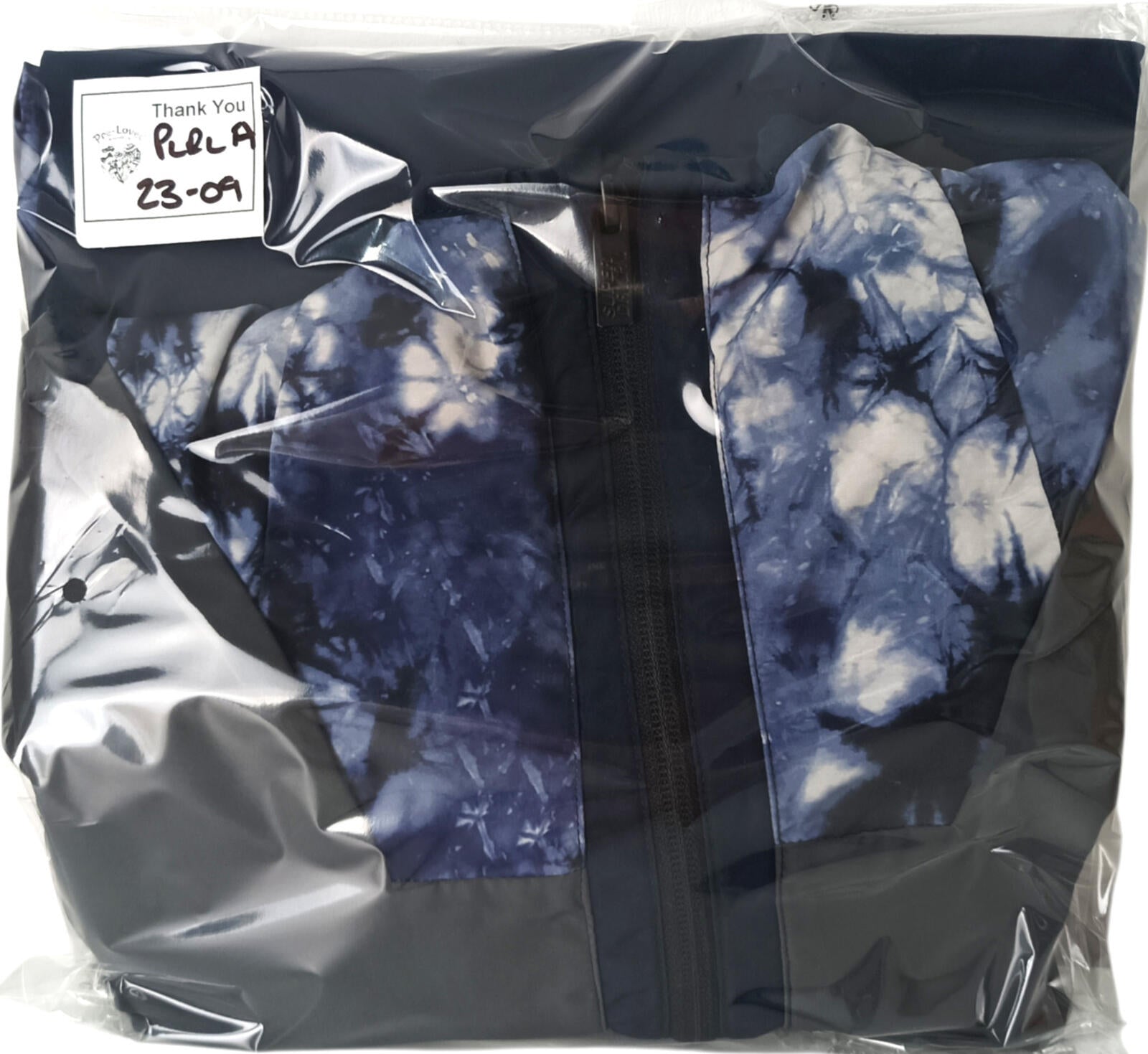 Superdry Cagoule Men's UK Size S Blue Overhead Floral Design 1/4 Zip Pocket