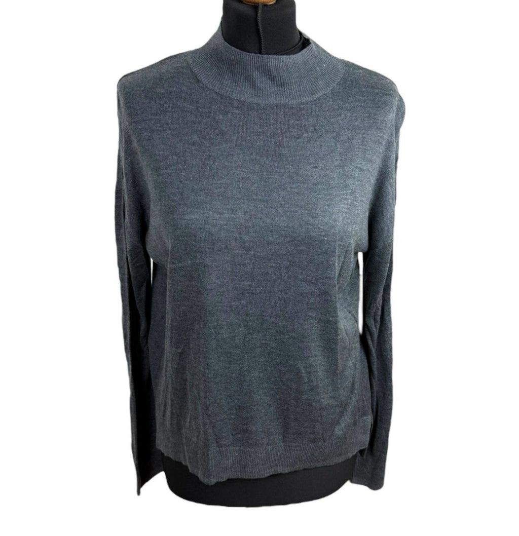 Dorothy Perkins Grey Jumper Thin Turtle Neck Women’s UK Size 10