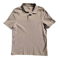 M&S Polo Shirt Men's UK Size L Beige Sand Short Sleeve 100% Cotton 41-43" Chest