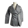 Airydress Coat Jacket Grey Speckled Mid Length Women’s UK Size S