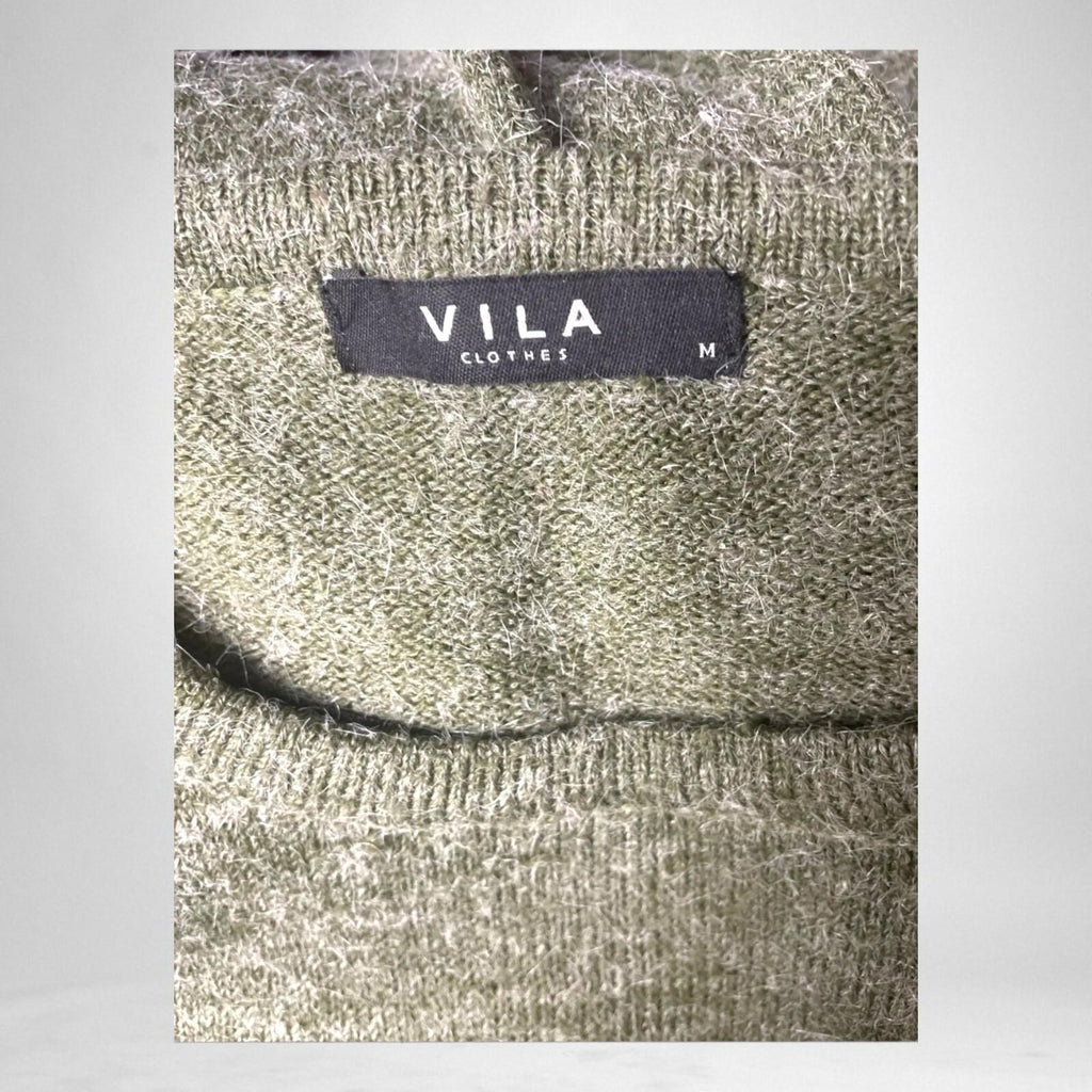 Vila Jumper Dress Green Over Sized Summer Women's UK Size M