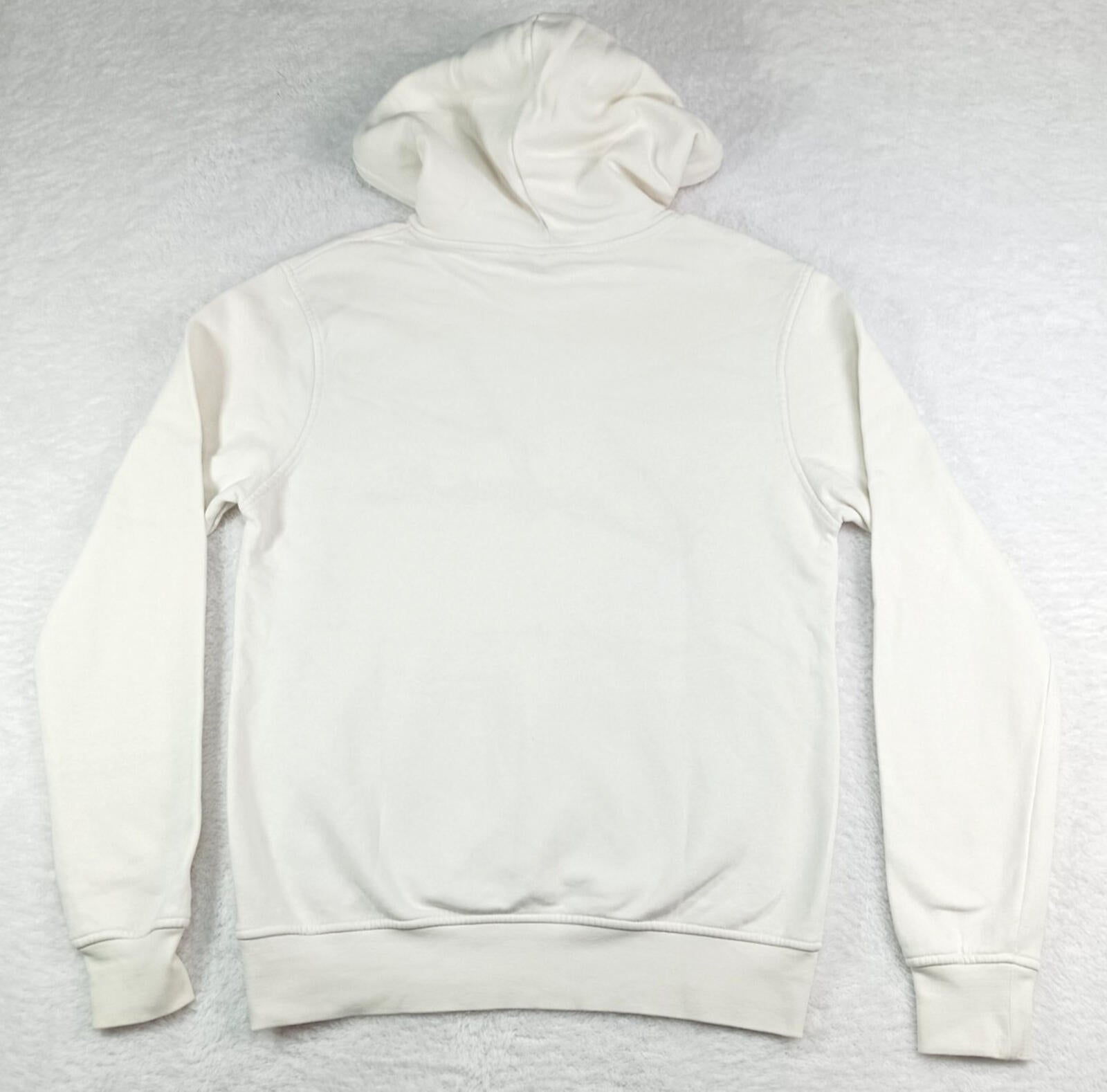 The Couture Club Hoodie Men's UK Size S White Jersey  Pockets Logo Embroidered