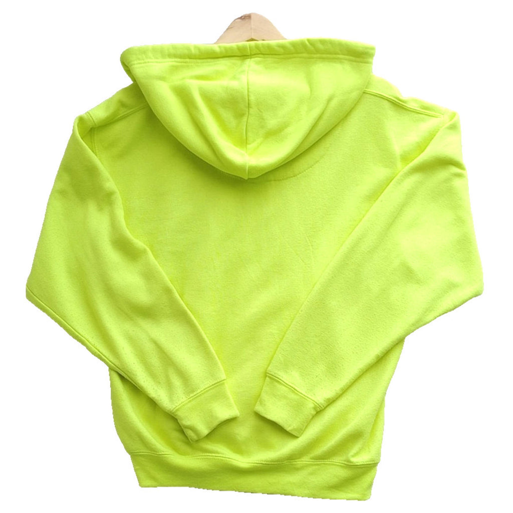 St George Island Hoodie Men's UK Size S Yellow Jersey Hooded Pockets Zip Front