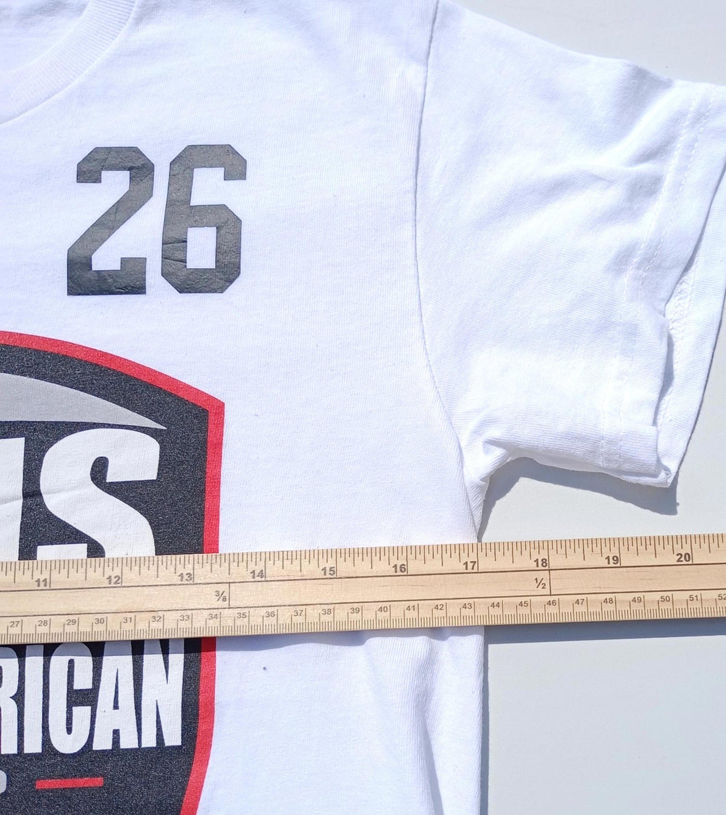 NYG Basketball T-Shirt Women's UK Size S White Coast to Coast All American Camp