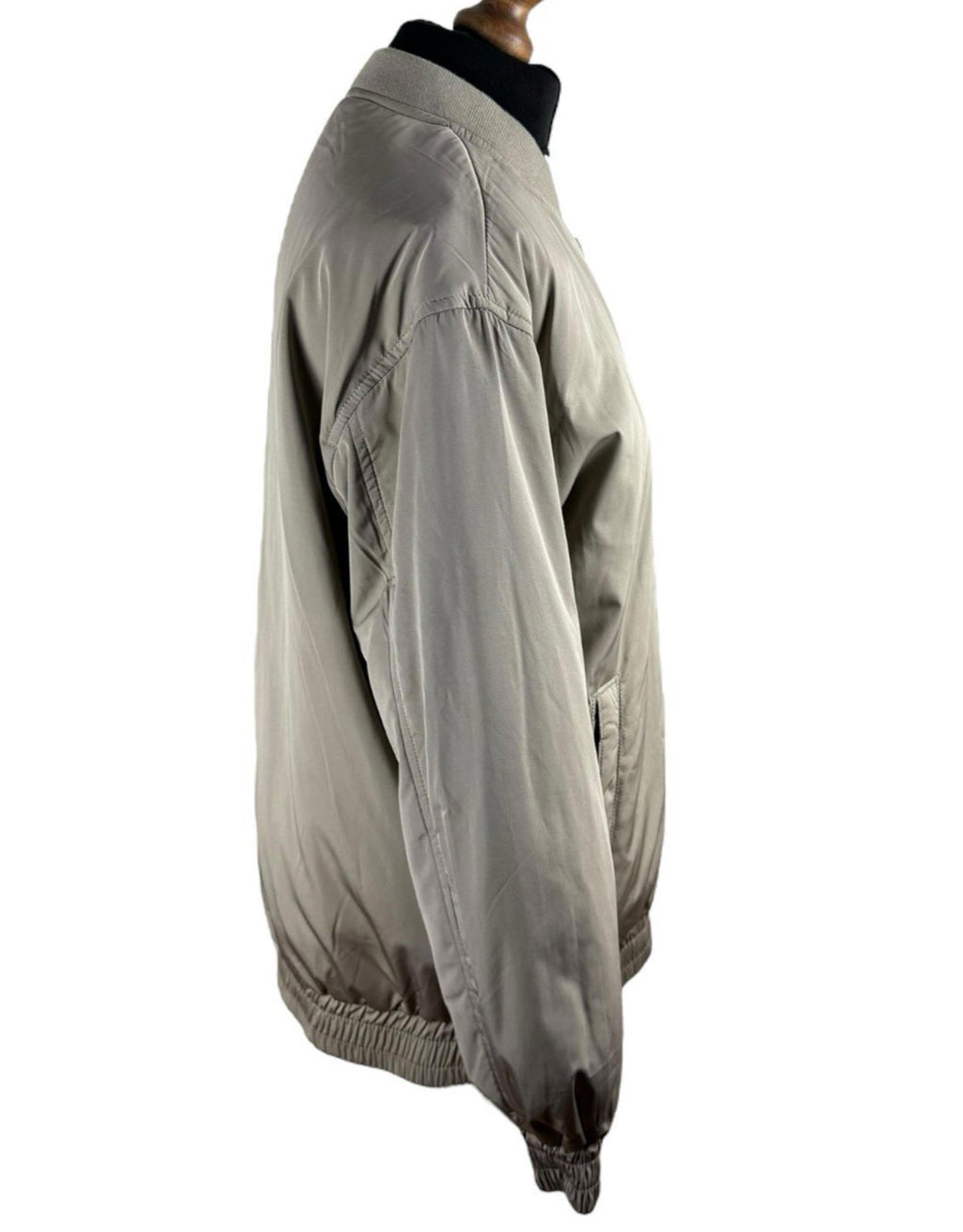 Stradivarius Oversized Bomber Jacket Coat Mid Length Zip Up Women’s UK Size XS