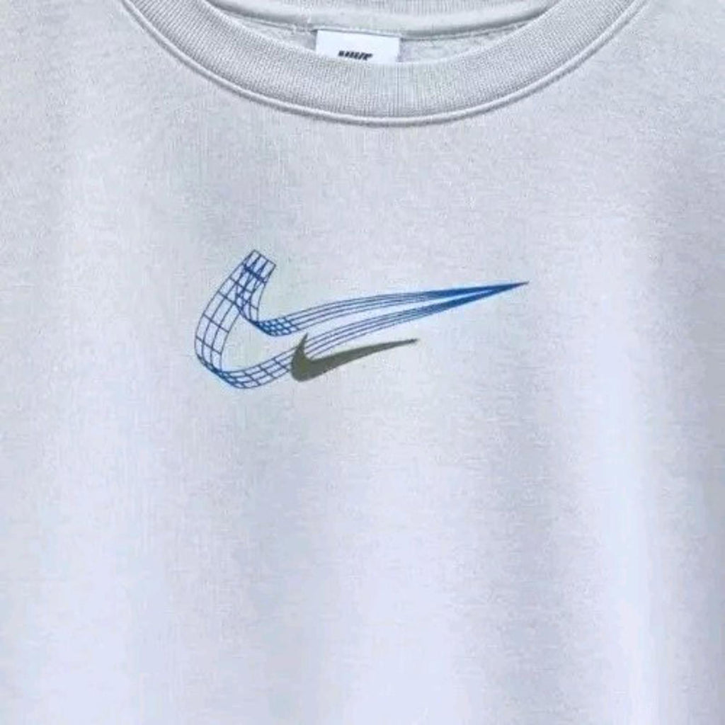 Nike 3D Swoosh Graphic Fleece Sweatshirt Jersey Jumper Men's UK Size Small