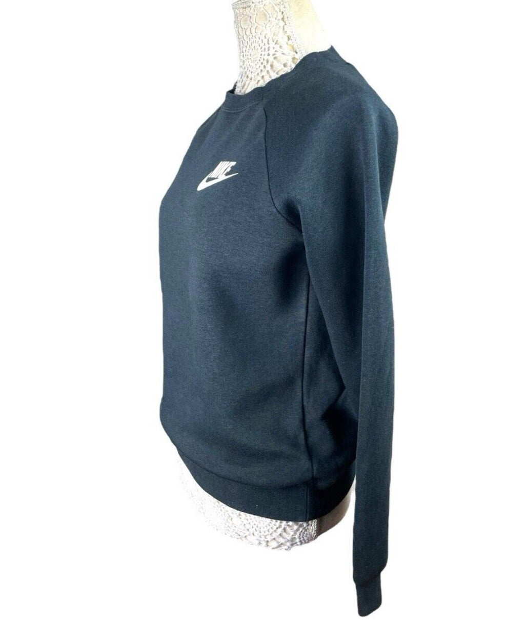 Nike Black Crew Neck Jersey Jumper Sweater Women’s UK Size XS