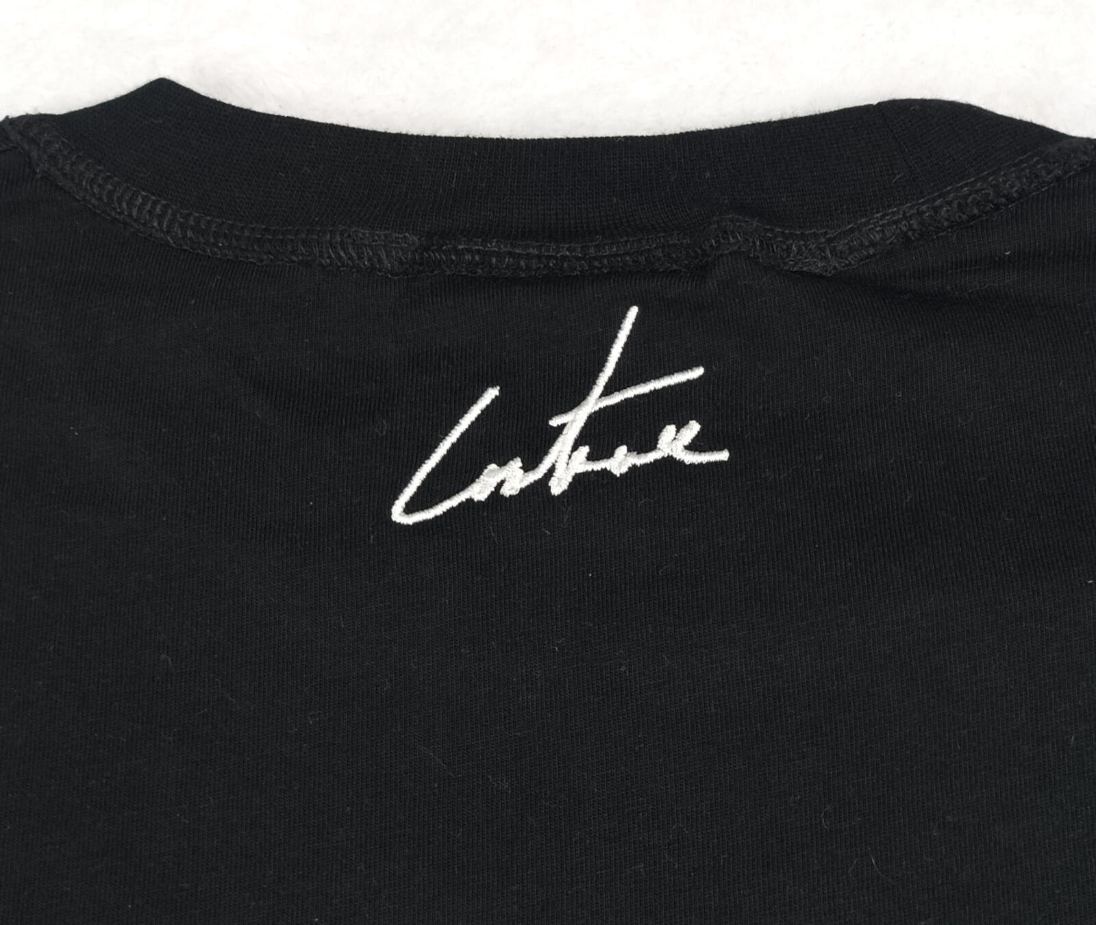 The Couture Club T-Shirt Men's UK Size S Black Crew Neck Graphic Print