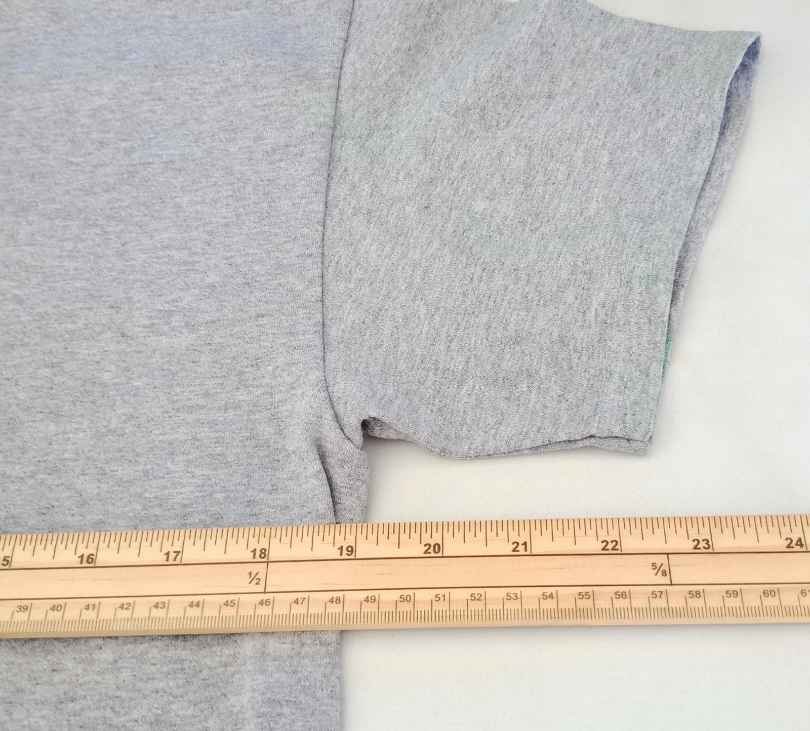 Softball Camp Graphic Print T-Shirt Men's UK Size M Grey Crew Neck Cotton Mix