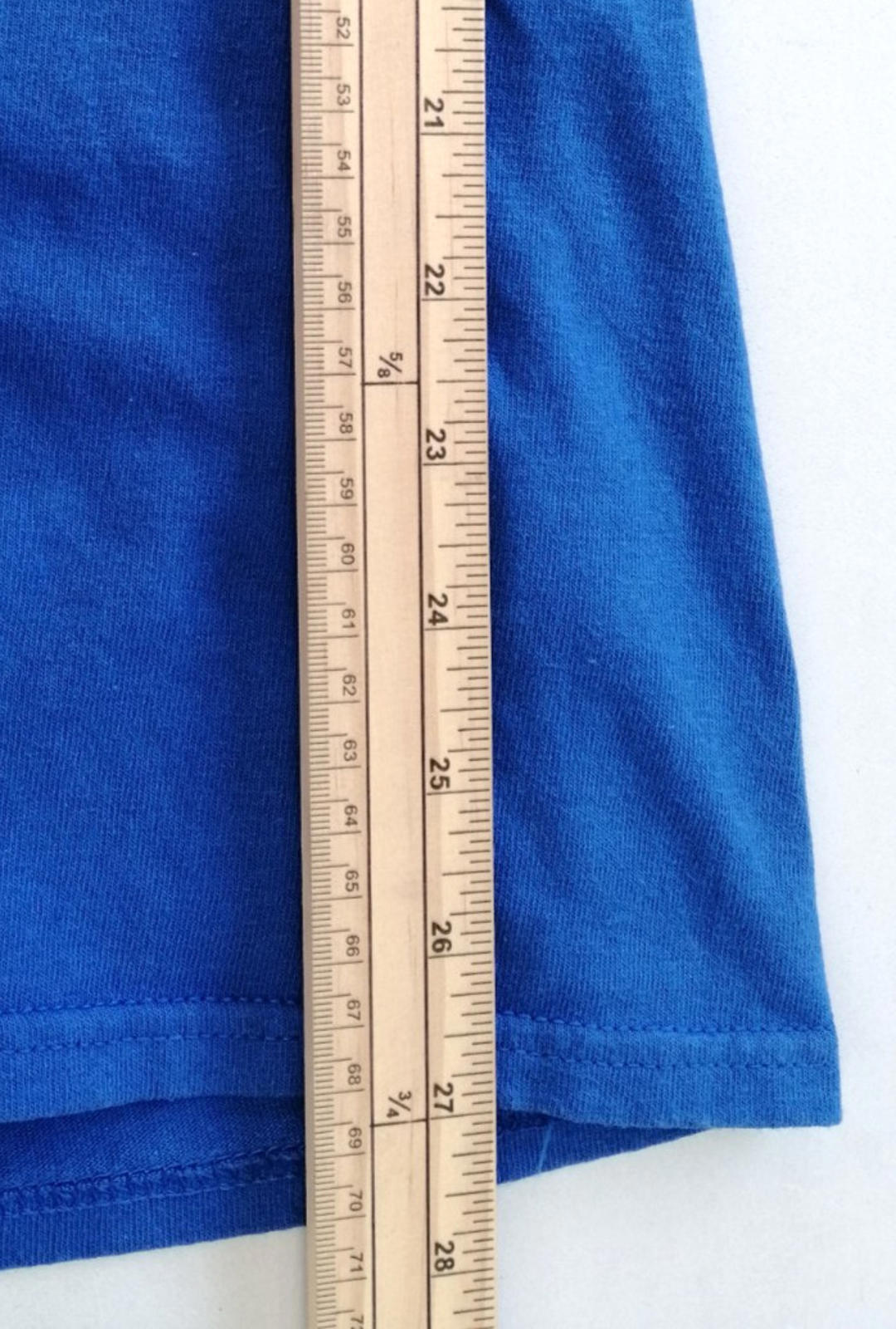 Elementary School Tigers Graphic Print T-Shirt Size L Blue Crew Neck 100% Cotton
