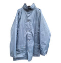Vintage Blue Jacket Coat Water Resistant Stowaway Hood Men's UK Size Large