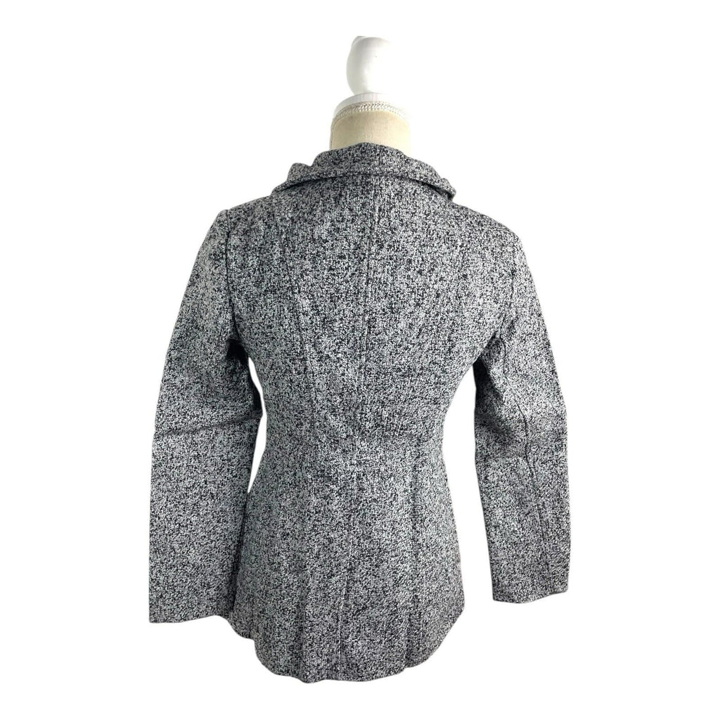 Airydress Coat Jacket Grey Speckled Mid Length Women’s UK Size S
