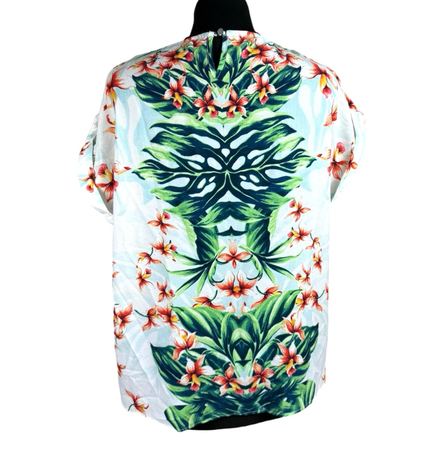 Millers T-Shirt Blouse Women’s UK Size 12 Botanical Print Short Sleeve Top