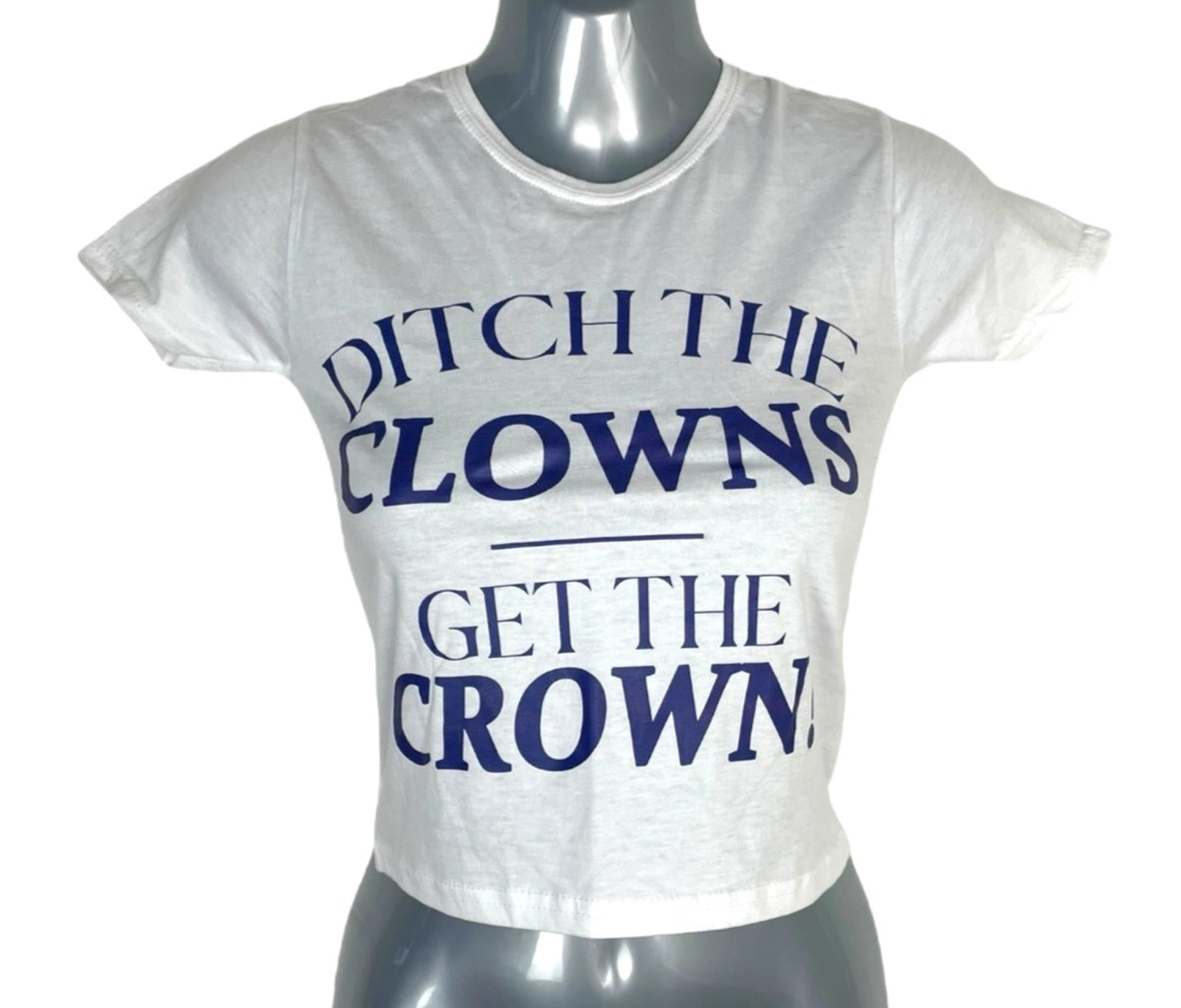 Graphic Print Crop T-Shirt Top Women’s UK Size XS Taylor Swift Crew Neck Jersey
