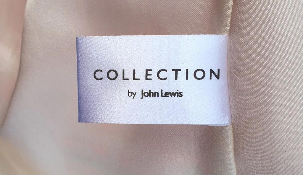 John Lewis Orange Tweed 60's Mini Dress Textured Summer Women's UK Size 12