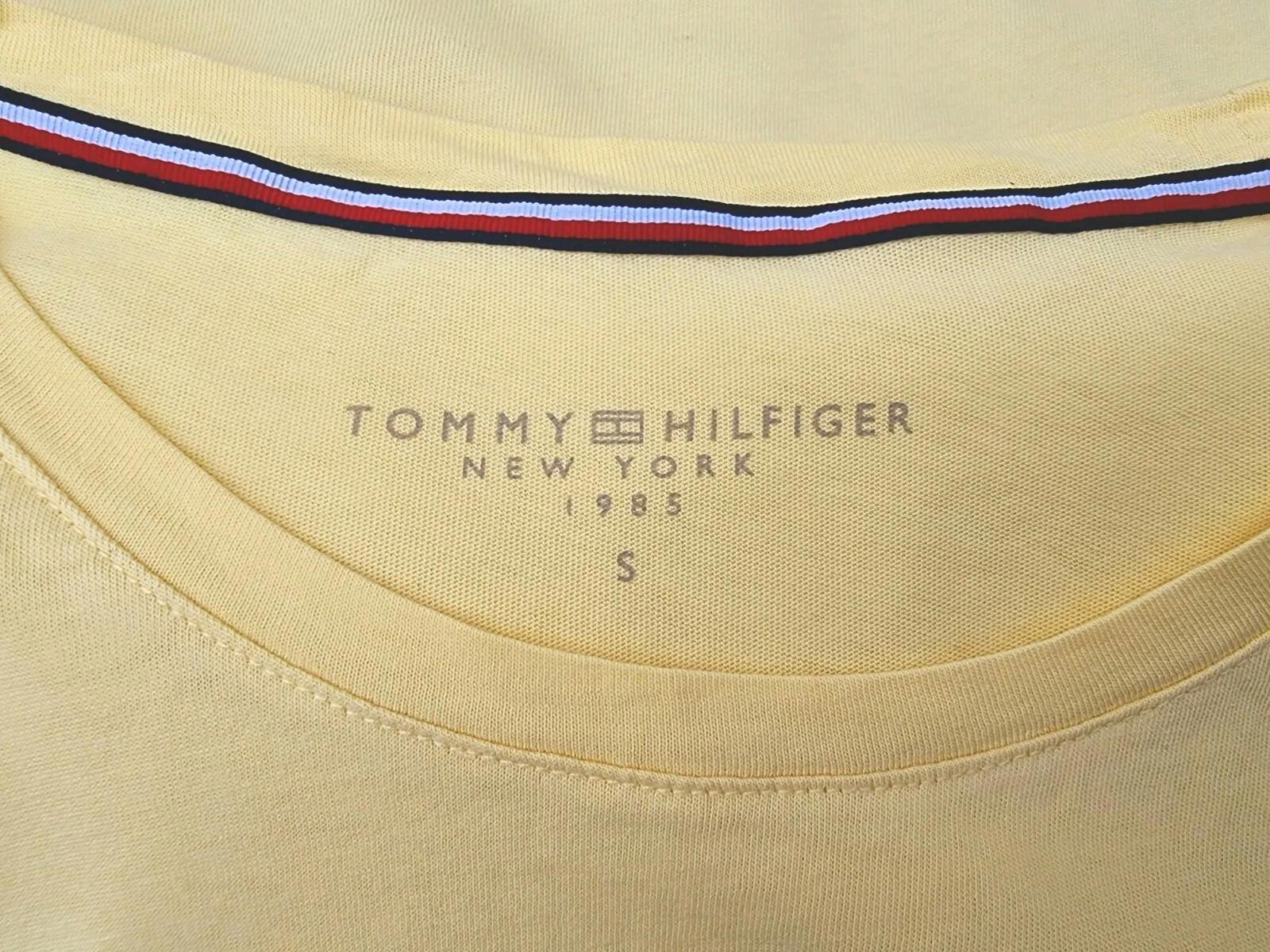 Tommy Hilfiger T-Shirt 100% Cotton Women's UK Size S Small