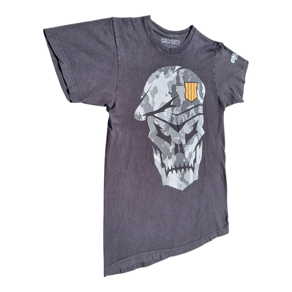 Call Of Duty Graphic Print T-Shirt Men's UK Size M Black Crew Neck 100% Cotton