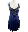 Little Mistress Evening Dress Navy Embellished Women’s UK Size UK Size 10