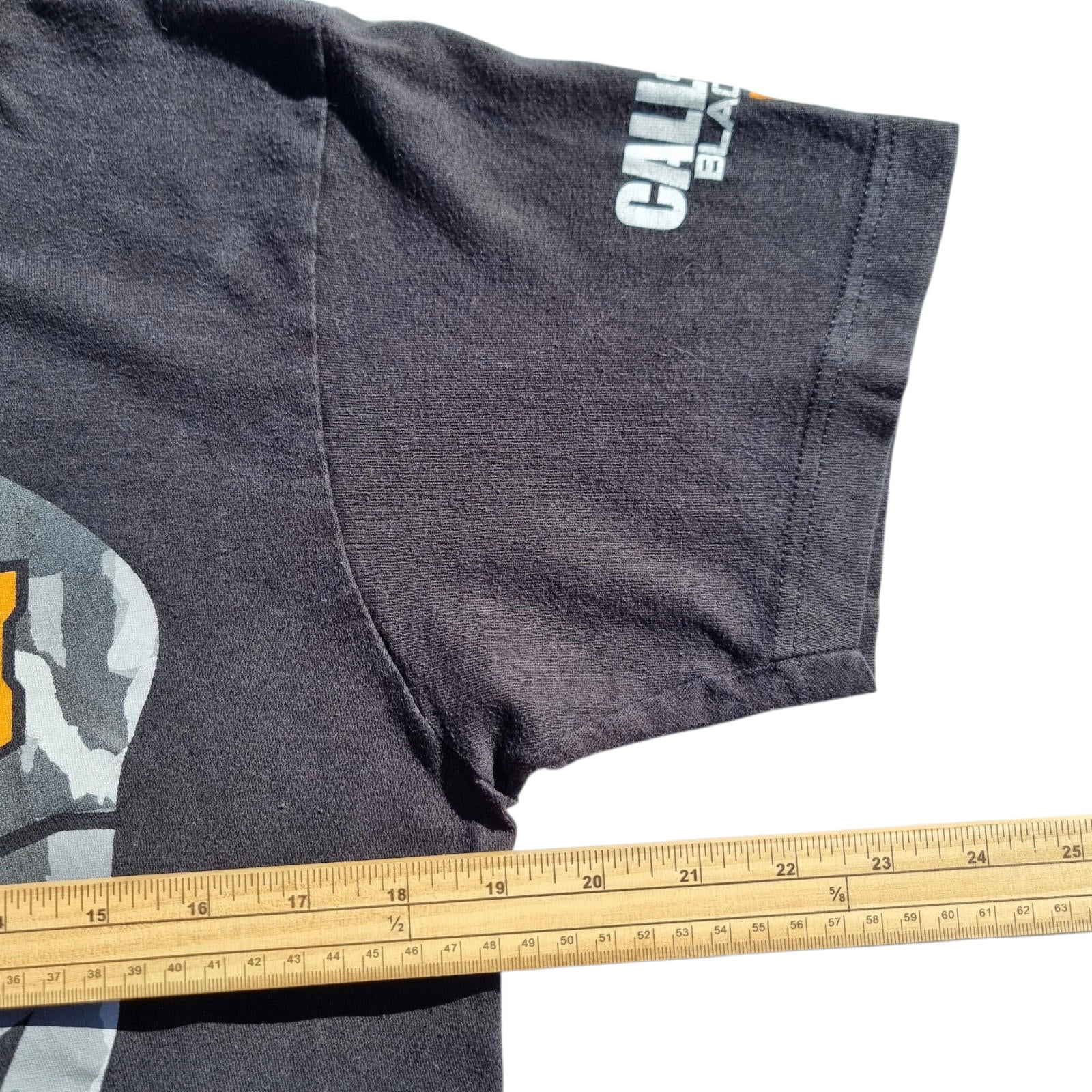 Call Of Duty Graphic Print T-Shirt Men's UK Size M Black Crew Neck 100% Cotton