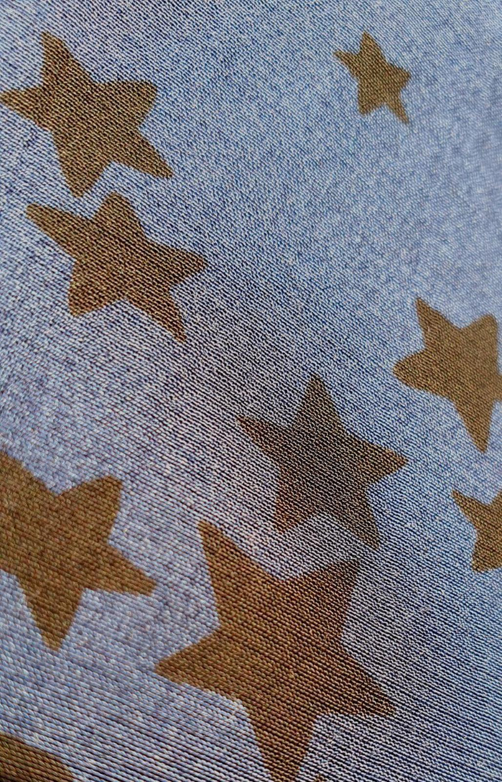 Jack Wills Dark Blue & Star Mini Dress Women's UK Size 12 Side Zipper Pockets
