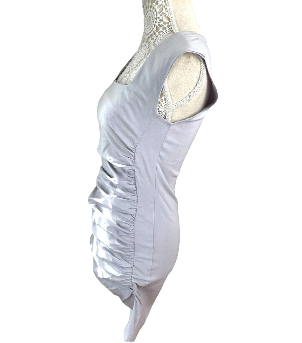 Lilac Formal Maternity Mini Dress UK Size 8 Stretch