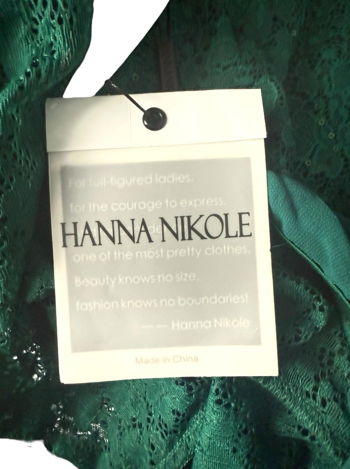 Hanna Nikole Green 2 Piece Blouse Jacket Set Lace Sequin Women’s UK Size 22