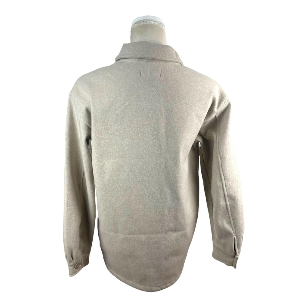 New Look Beige Oversized Shacket Shirt Jacket Women’s UK Size 4