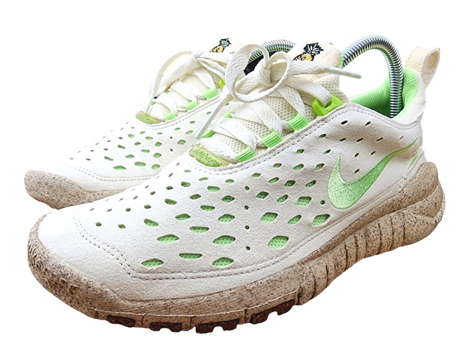 Nike Free Run Trail Men's Trainers UK Size 7 Happy Pineapple Cork Sneakers