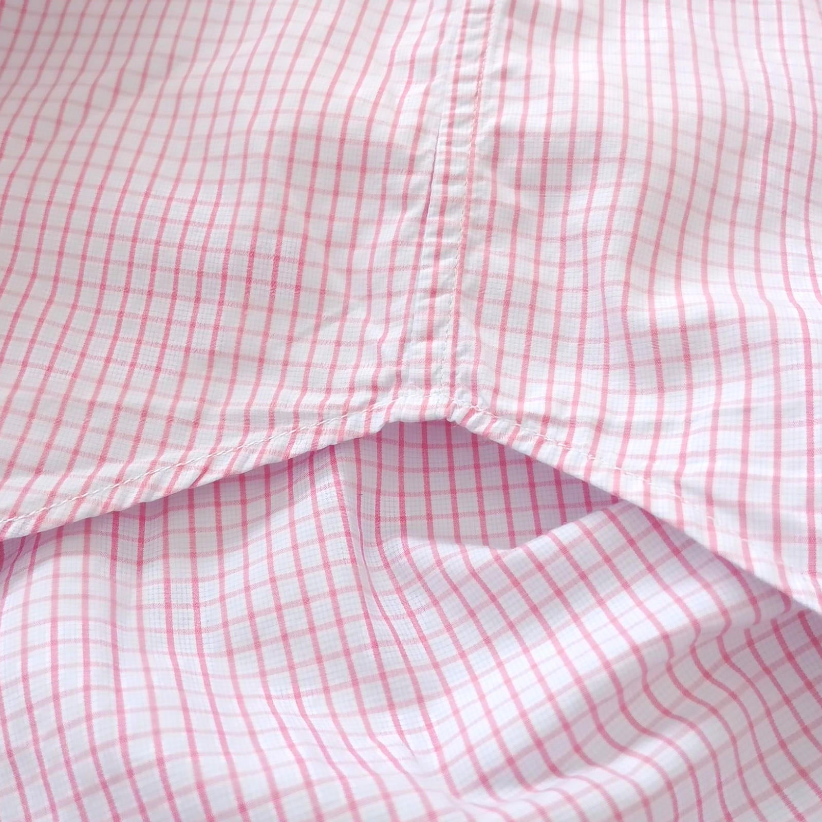 Gieves & Hawkes Pink Check Long Sleeve Shirt Men's UK Size M 37" Chest