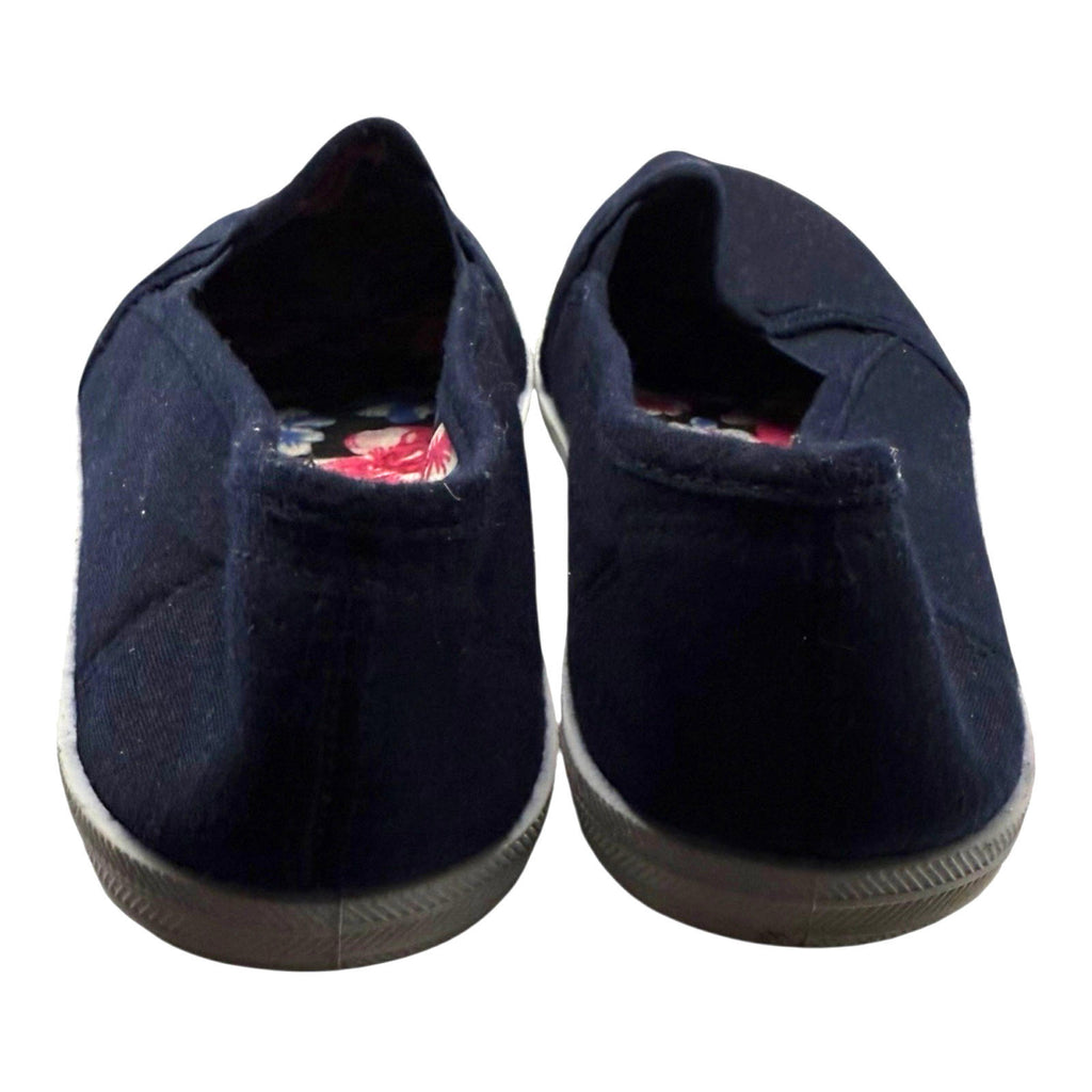 Platino Navy Blue Flat Slip On Shoes Memory Foam Sole Women’s UK Size