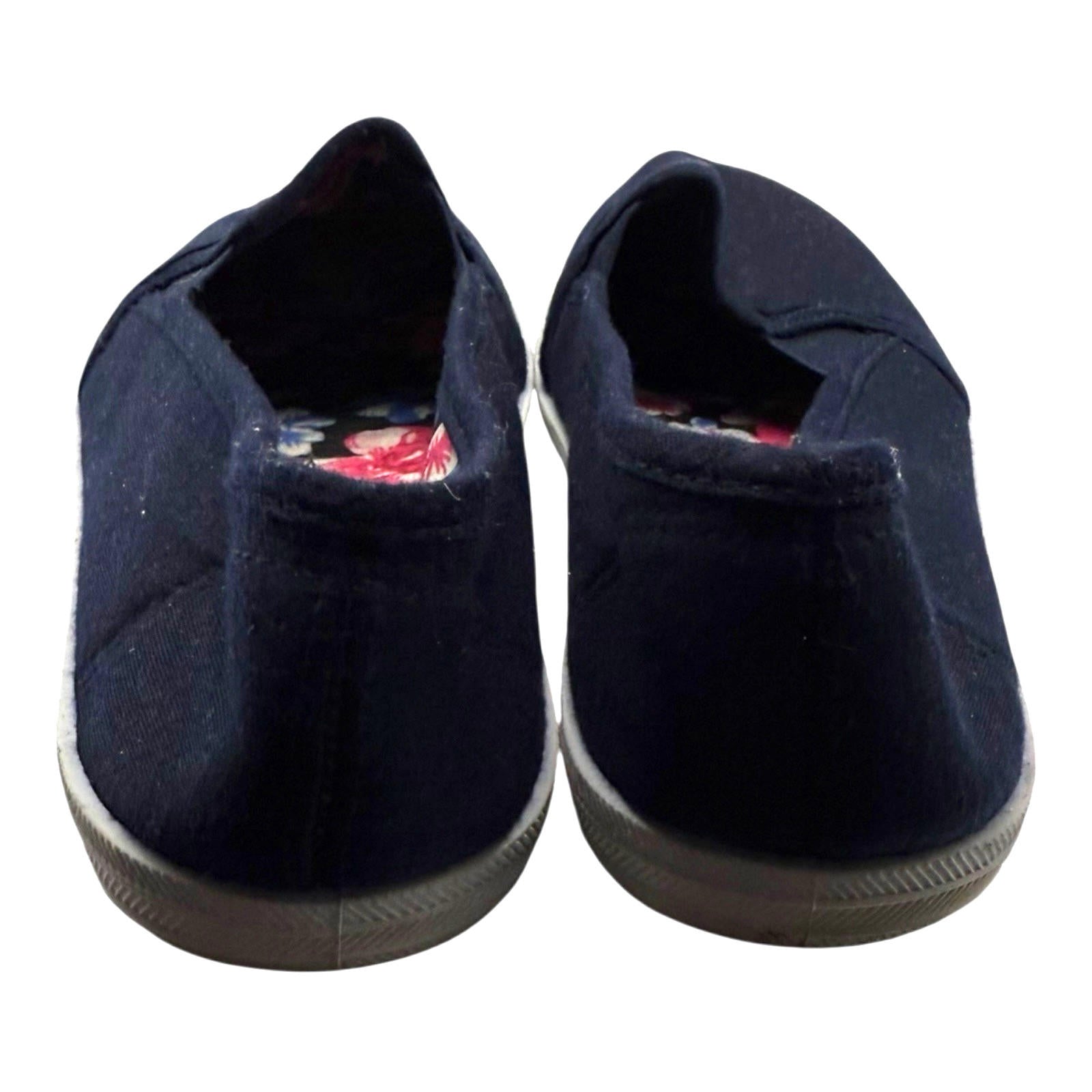 Platino Navy Blue Flat Slip On Shoes Memory Foam Sole Women’s UK Size