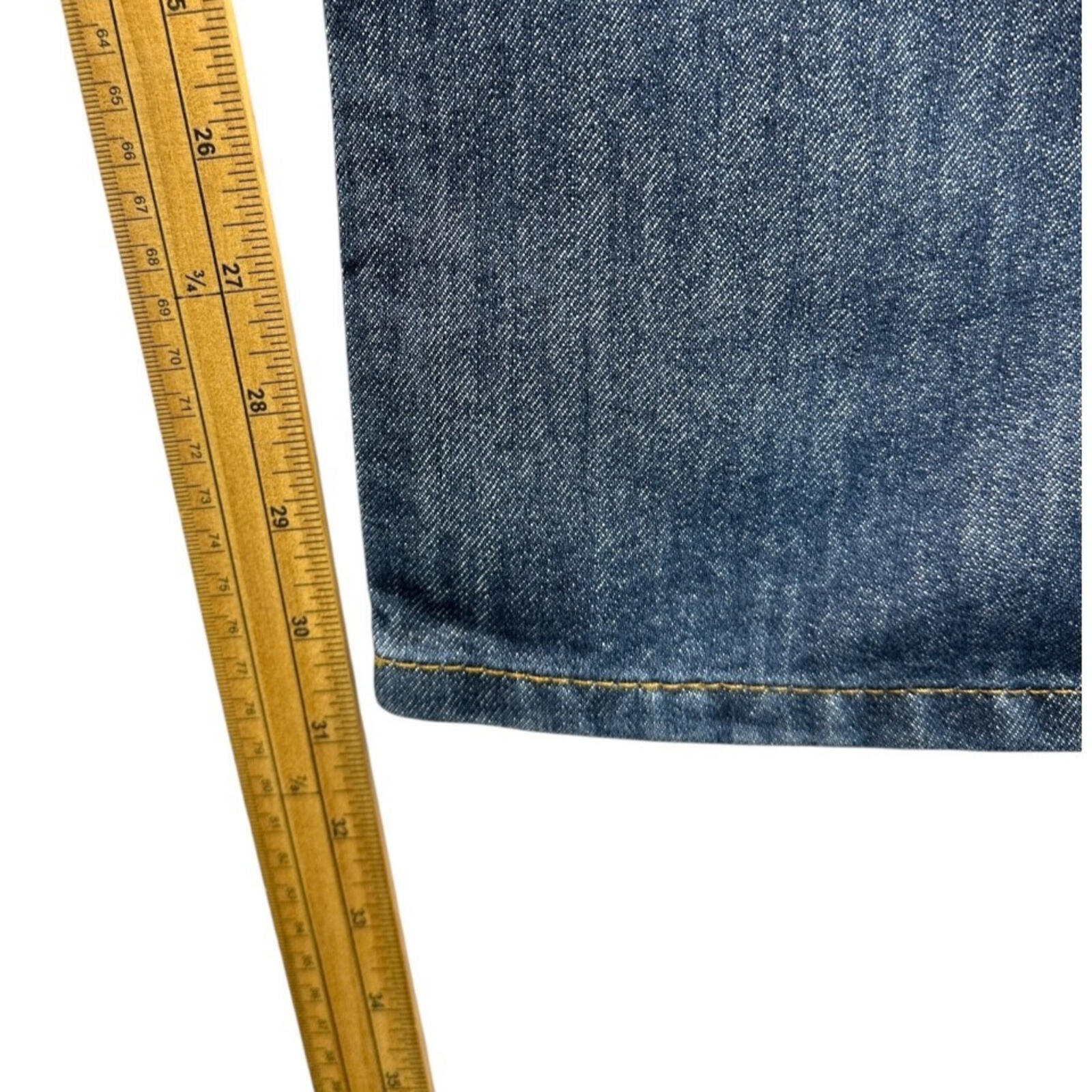 Denim Co Jeans Men's UK Size 36W 32L Blue Straight Zip Front 5 Pocket