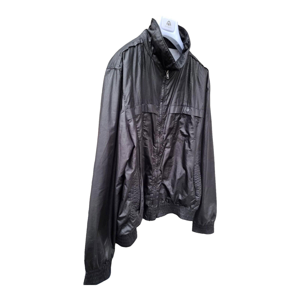 Topman Summer Jacket Black Bomber Lightweight Men's UK Size 2XL