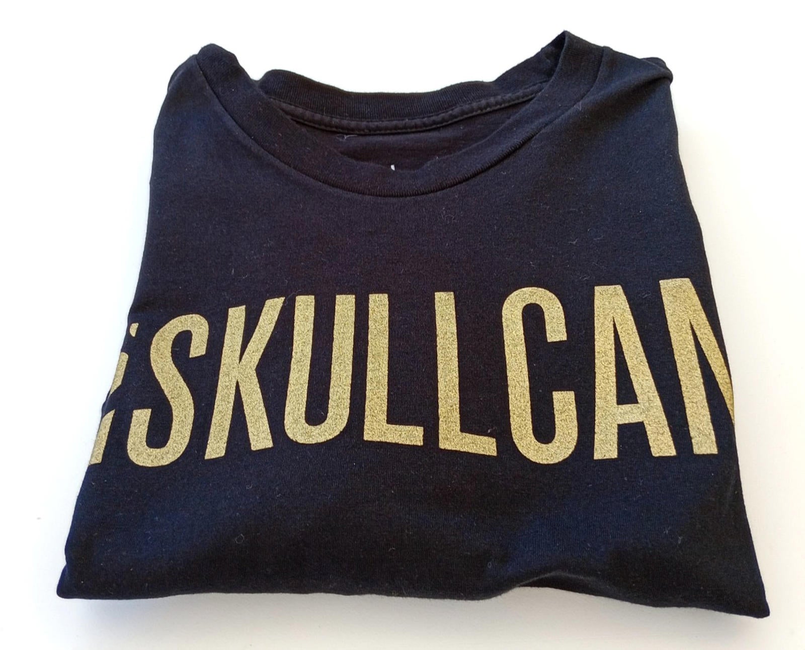 Skull Candy Graphic Print T-Shirt Men's UK Size XL Black Crew Neck 100% Cotton